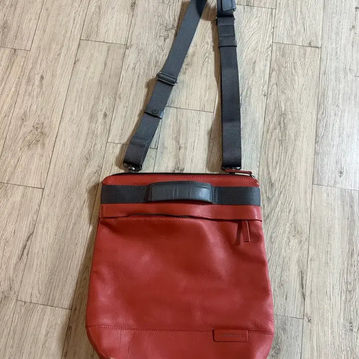 [BUNJANG] Mandarin Duck Leather Backpack Convertible Crossbody Bag / 만다리나덕 가죽 백팩,크로스백겸용