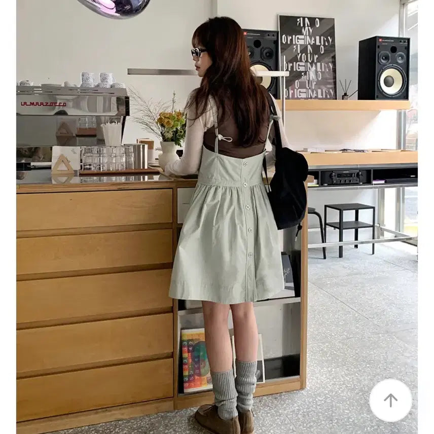 [BUNJANG] From Beginning Mint Midi Dress / 프롬비기닝 민트 원피스