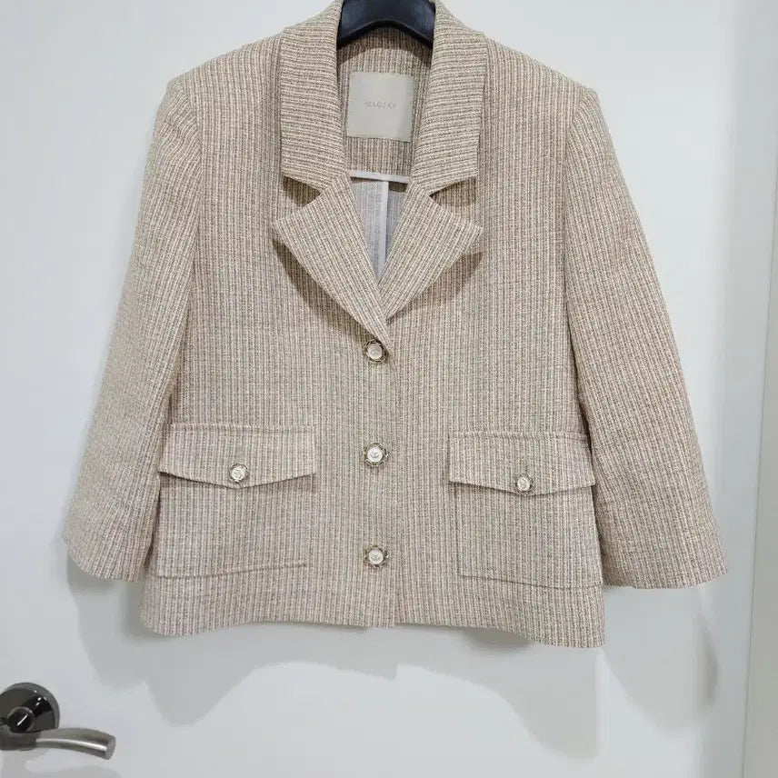 [SOLD OUT] MAGJAY 트위드 칠부 자켓
