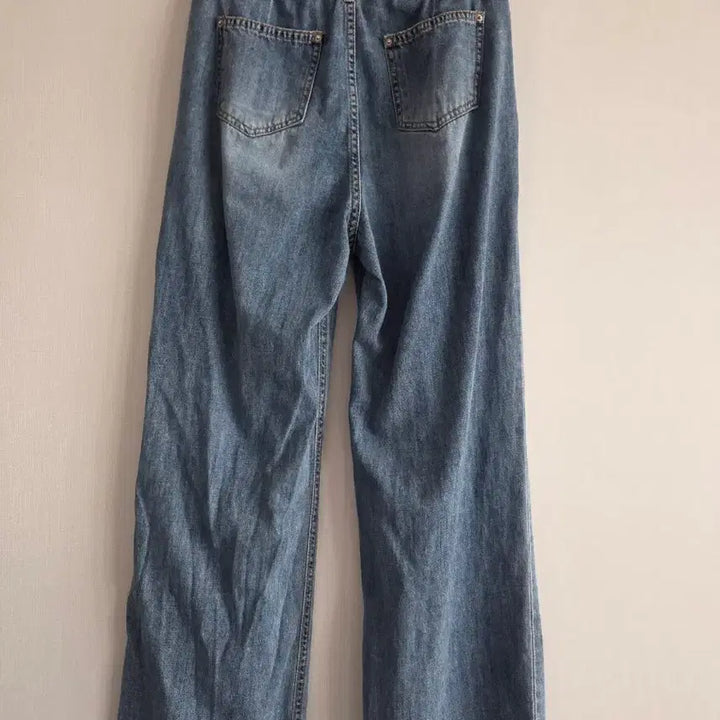 [SOLD OUT] 청 데님 와이드 팬츠