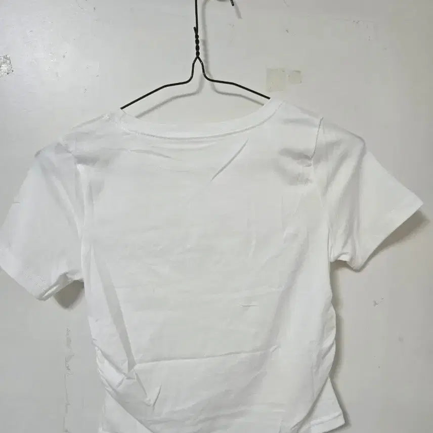 [BUNJANG] White Lettering Short Sleeve T-Shirt / 화이트 레터링 반팔 티셔츠
