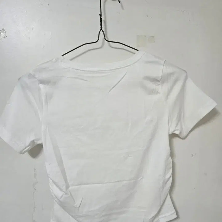 [BUNJANG] White Lettering Short Sleeve T-Shirt / 화이트 레터링 반팔 티셔츠