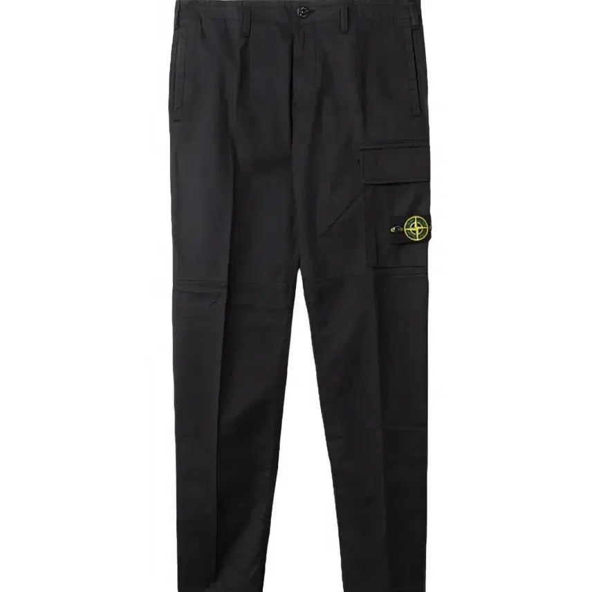 [BUNJANG] Stone Island Cotton Garment Dyed Cargo Pants Black / [새제품/W34] 스톤아일랜드 정품 코튼 가먼트다잉 카고 남성 바지 블랙