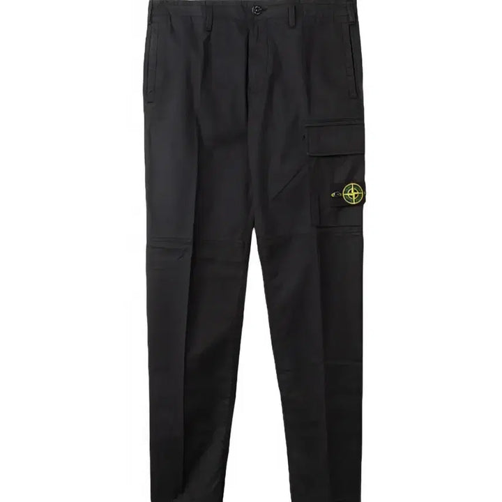 [BUNJANG] Stone Island Cotton Garment Dyed Cargo Pants Black / [새제품/W34] 스톤아일랜드 정품 코튼 가먼트다잉 카고 남성 바지 블랙