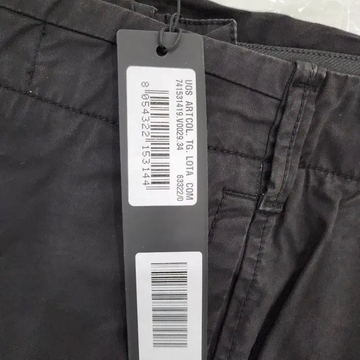 [BUNJANG] Stone Island Cotton Garment Dyed Cargo Pants Black / [새제품/W34] 스톤아일랜드 정품 코튼 가먼트다잉 카고 남성 바지 블랙