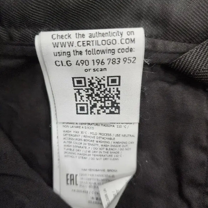 [BUNJANG] Stone Island Cotton Garment Dyed Cargo Pants Black / [새제품/W34] 스톤아일랜드 정품 코튼 가먼트다잉 카고 남성 바지 블랙