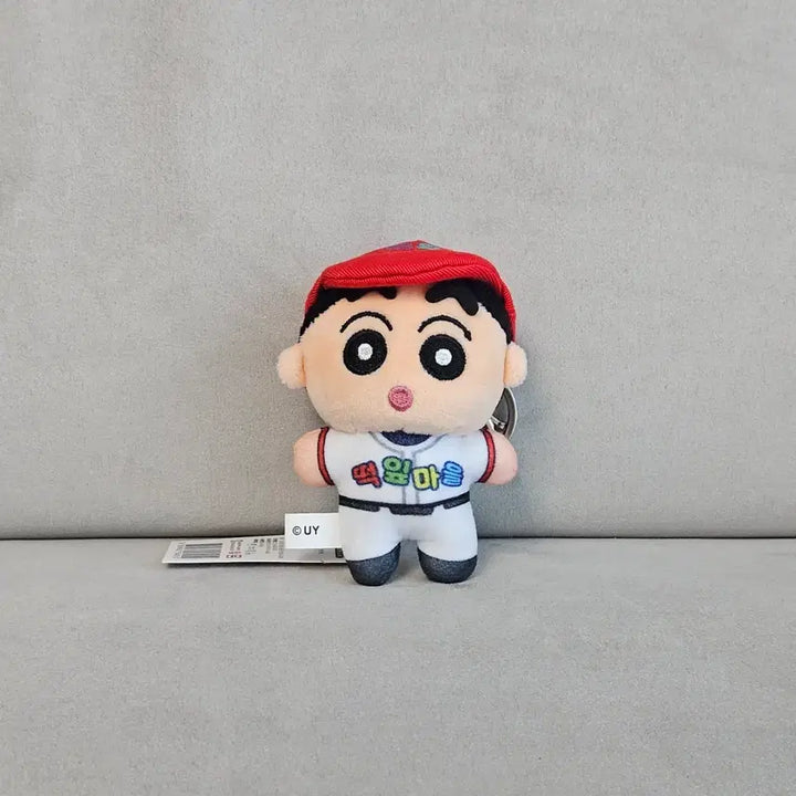 [BUNJANG] Crayon Shin-chan Kirekashi Baseball Uniform Shin-chan Keyring Plush / 짱구는못말려 떡잎마을 야구복 짱구 키링 인형
