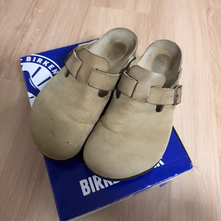 [BUNJANG] Birkenstock Boston Oiled Leather Taupe Clogs / (41) 버켄스탁 보스턴 오일드레더 타우페