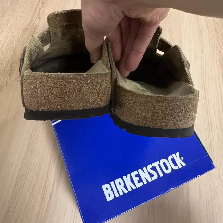 [BUNJANG] Birkenstock Boston Oiled Leather Taupe Clogs / (41) 버켄스탁 보스턴 오일드레더 타우페