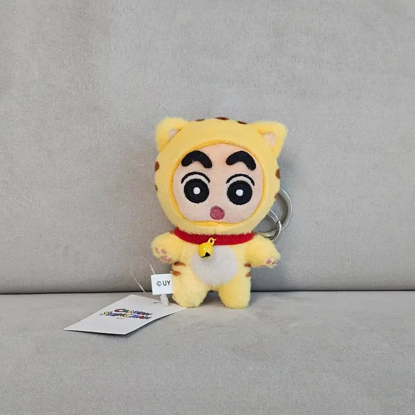 [BUNJANG] Crayon Shin-chan Cat Costume Shin-chan Keyring Plush / 짱구는못말려 고양이 코스튬 짱구 키링 인형