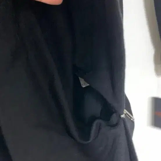 [BUNJANG] Maje Black Long Sleeve Zipper Dress / 마쥬 블랙 롱 슬리브 지퍼 원피스