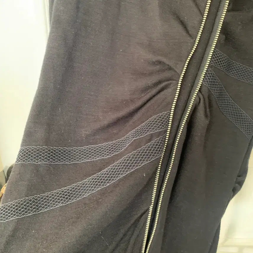 [BUNJANG] Maje Black Long Sleeve Zipper Dress / 마쥬 블랙 롱 슬리브 지퍼 원피스