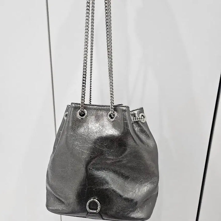 [BUNJANG] 앤오즈 Dark Silver Bucket Bag / 앤오즈다크실버