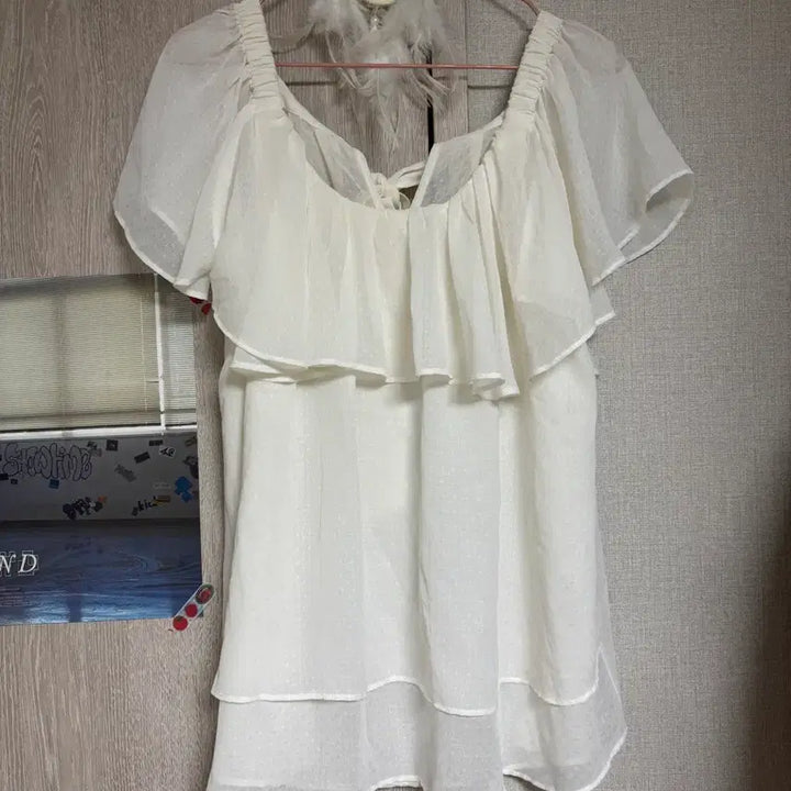 [BUNJANG] Maru Vintage Layered Angel Blouse / 마루 빈티지 백리본 레이어드 천사 블라우스