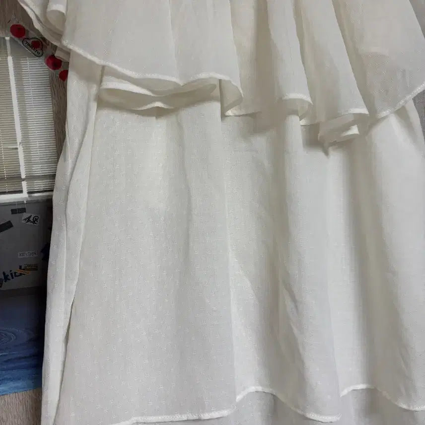[BUNJANG] Maru Vintage Layered Angel Blouse / 마루 빈티지 백리본 레이어드 천사 블라우스