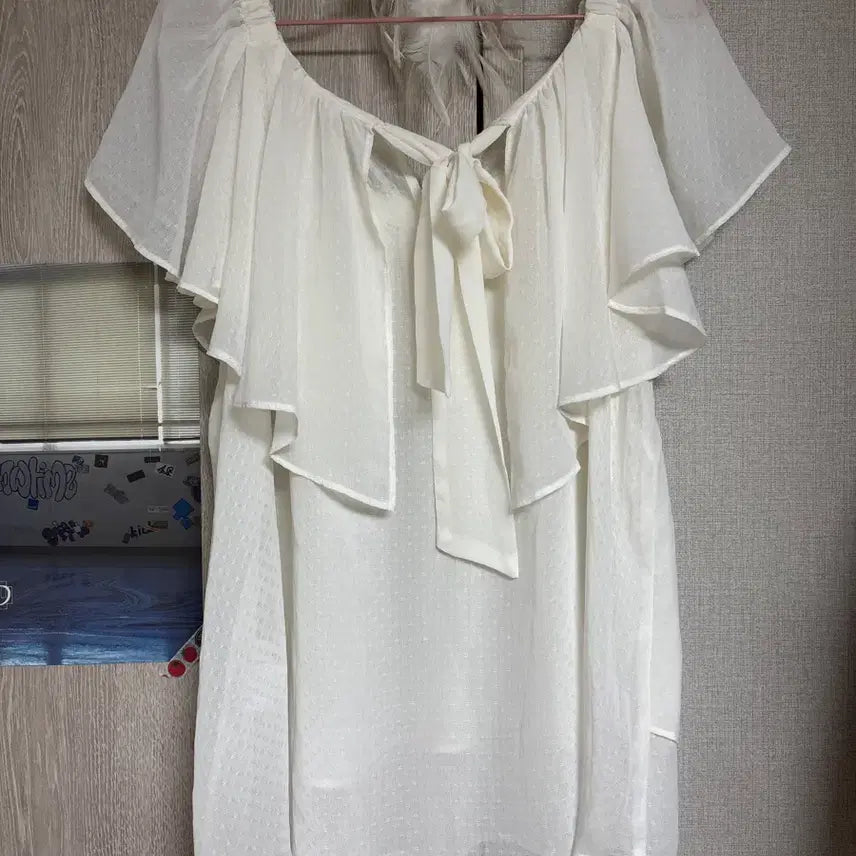 [BUNJANG] Maru Vintage Layered Angel Blouse / 마루 빈티지 백리본 레이어드 천사 블라우스