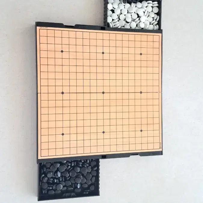 [BUNJANG] Myungin Magnetic Chess and Baduk Set / 명인 자석식 바둑 / 체스 (양면)