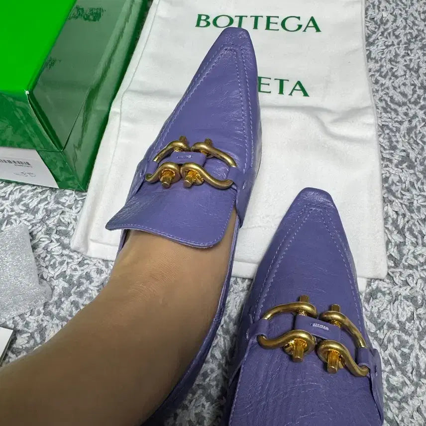 [BUNJANG] Bottega Veneta Moccasins Lavender / [정품] 보테가 베네타 모카신 라벤더