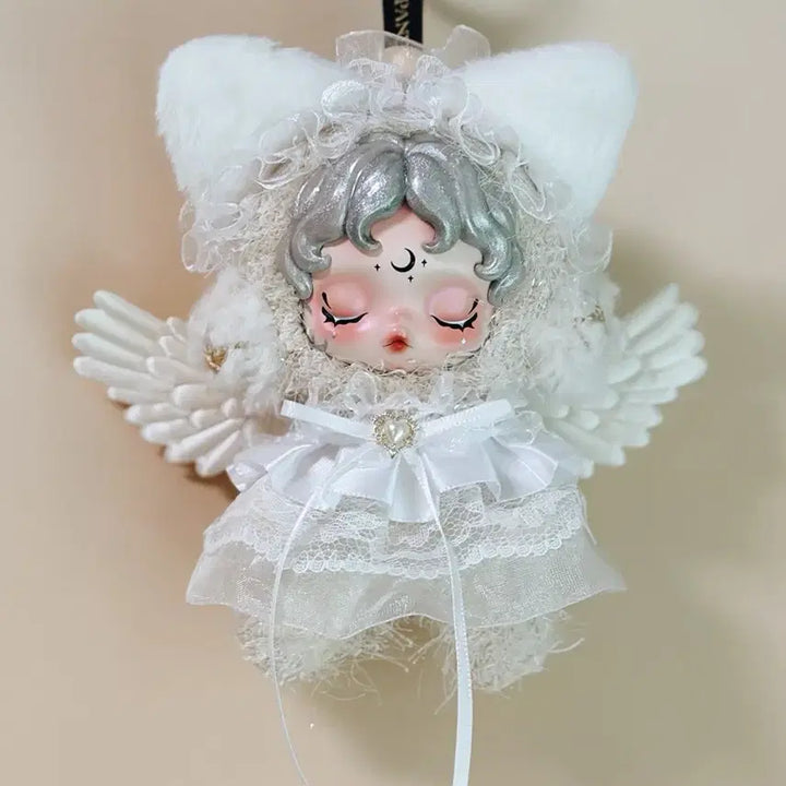 [BUNJANG] Skullpanda White Night Edition Custom Figure / 스컬판다 한정판 백야 에디션 : 도색 드레스 커스텀 새제품