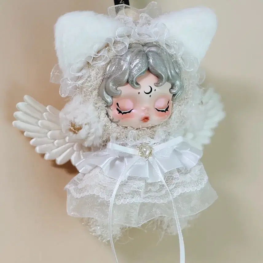 [BUNJANG] Skullpanda White Night Edition Custom Figure / 스컬판다 한정판 백야 에디션 : 도색 드레스 커스텀 새제품