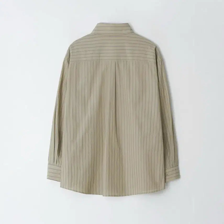 [SOLD OUT] Moia 모이아 셔츠 stripe shirt (vintage khaki)