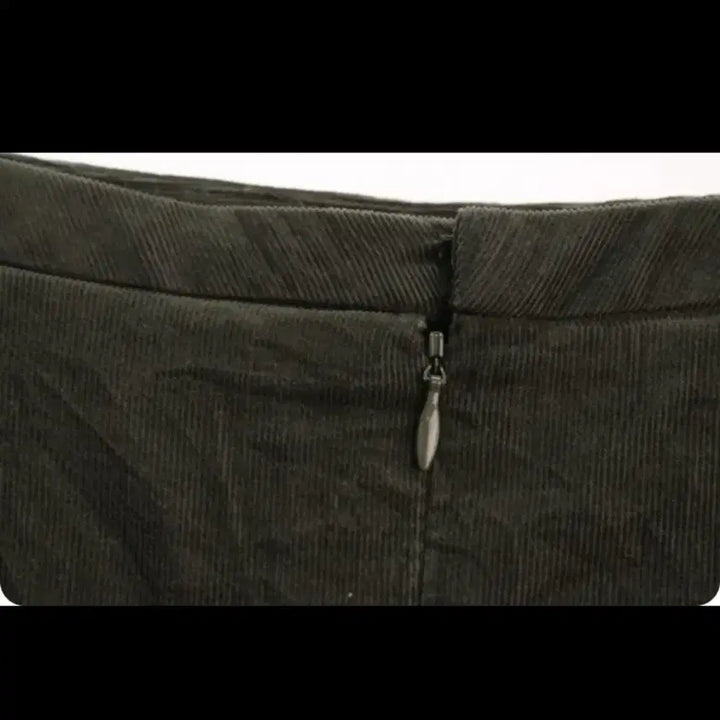 [BUNJANG] Khaki Shirred Midi Skirt / 카키색 셔링 롱 미디 스커트