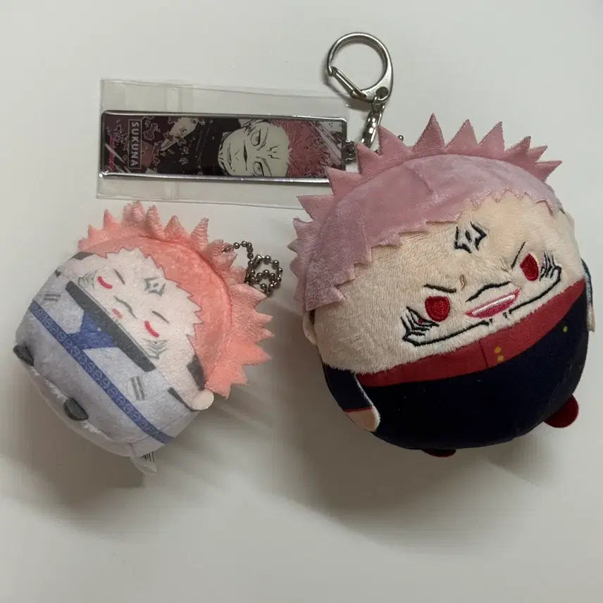 [BUNJANG] Jujutsu Kaisen Sukuna Fuwa Tenorinz Keyring Bundle Set / 주술회전 스쿠나 후와 테노린즈 키링 일괄