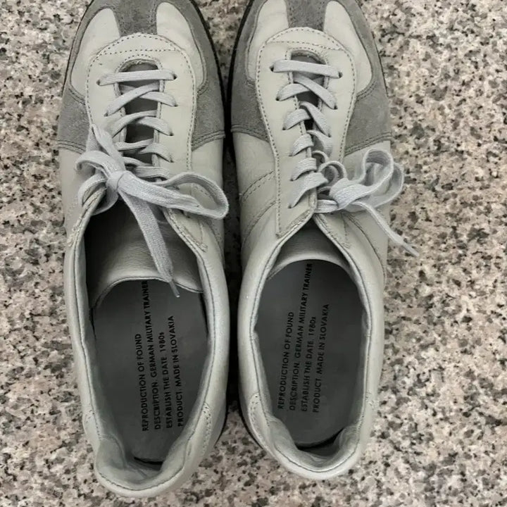 [BUNJANG] Reproduction of Found German Army Light Gray Sneakers / 리프로덕션 오브 파운드(리오파) 독일군 라이트 그레이 260