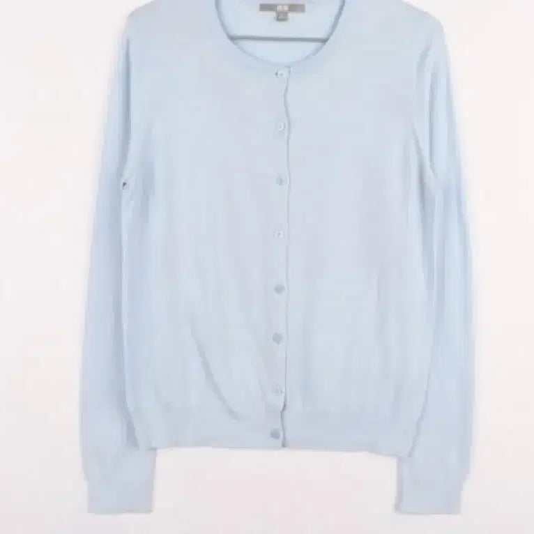 [SOLD OUT] UNIQLO 유니클로 라이트블루 하늘색 코튼 가디건