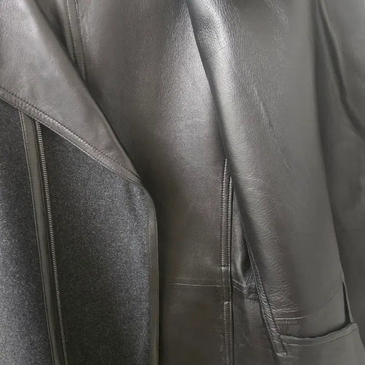 [SOLD OUT] [희귀/정품] 구찌 14FW 런웨이 피스 울-레더 하이브리드 바이커코트