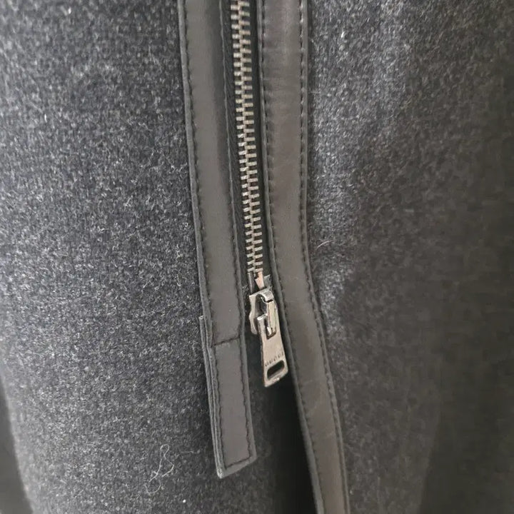 [SOLD OUT] [희귀/정품] 구찌 14FW 런웨이 피스 울-레더 하이브리드 바이커코트
