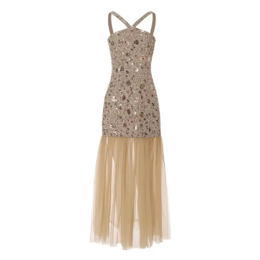 [BUNJANG] Sinsden Stardust Tulle Dress / [신스덴] 스타더스트 튤 원피스