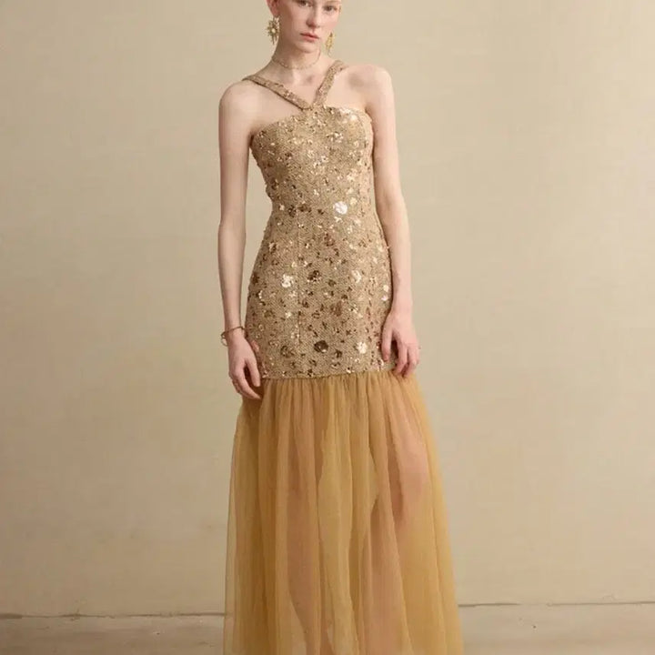 [BUNJANG] Sinsden Stardust Tulle Dress / [신스덴] 스타더스트 튤 원피스