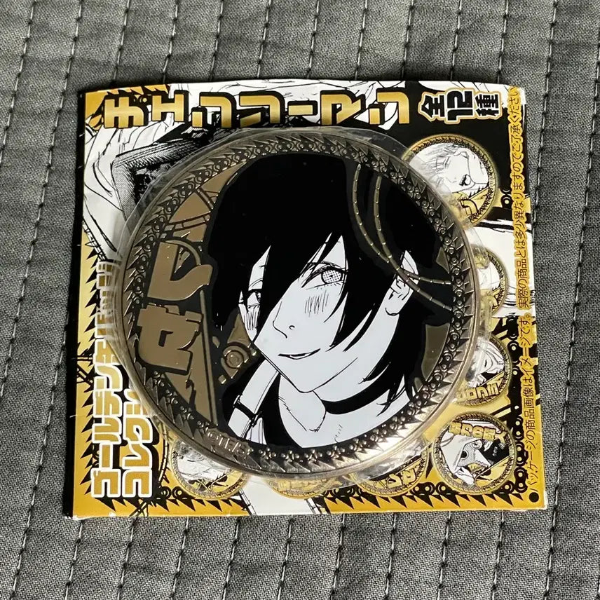 [BUNJANG] Chainsaw Man Reze Gold Foil Badge / [체인소맨] 레제 원화 금박 골드 뱃지