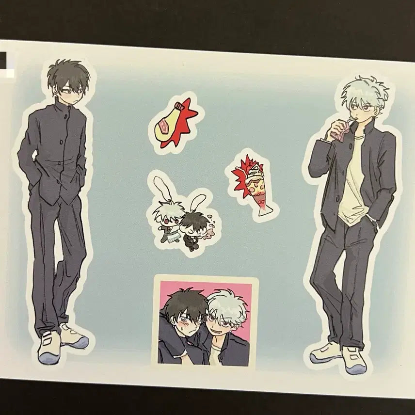 [BUNJANG] Gintama Gintoki Hijikata Sticker Set / 은혼 긴타마 고고마님 긴토키 히지카타 긴히지 삼젯 스티커 굿즈