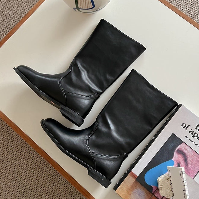 [SOLD OUT] 새상품 블랙 미들부츠 230사이즈 판매
