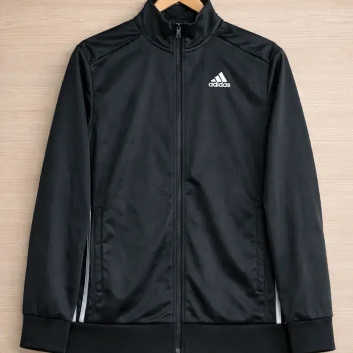 [BUNJANG] Adidas High Neck Zip-Up Jacket Black Size 95 / 아디다스 저지 하이넥 집업 자켓 95사이즈