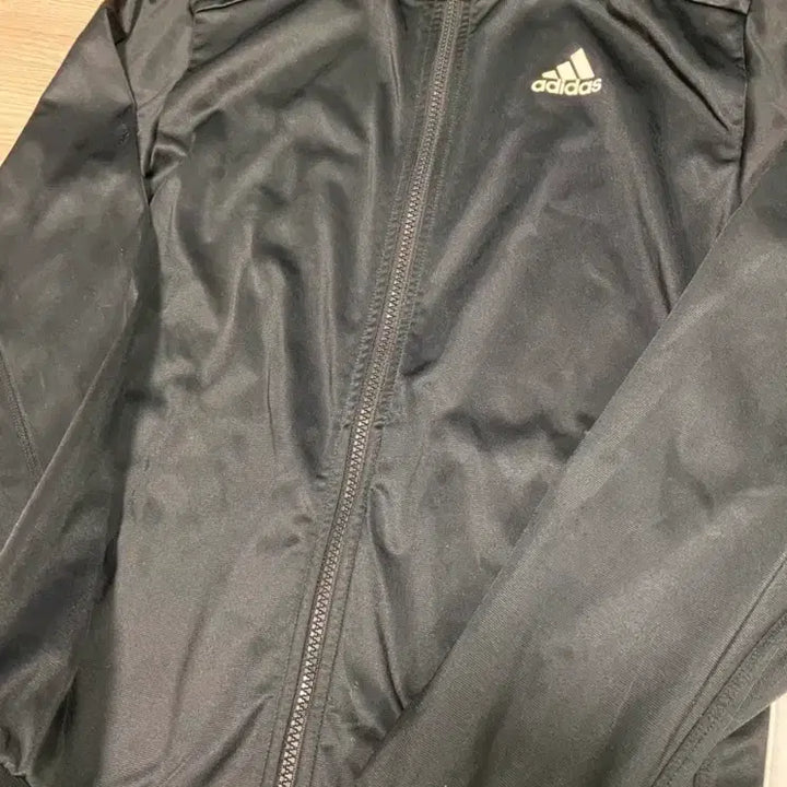 [BUNJANG] Adidas High Neck Zip-Up Jacket Black Size 95 / 아디다스 저지 하이넥 집업 자켓 95사이즈
