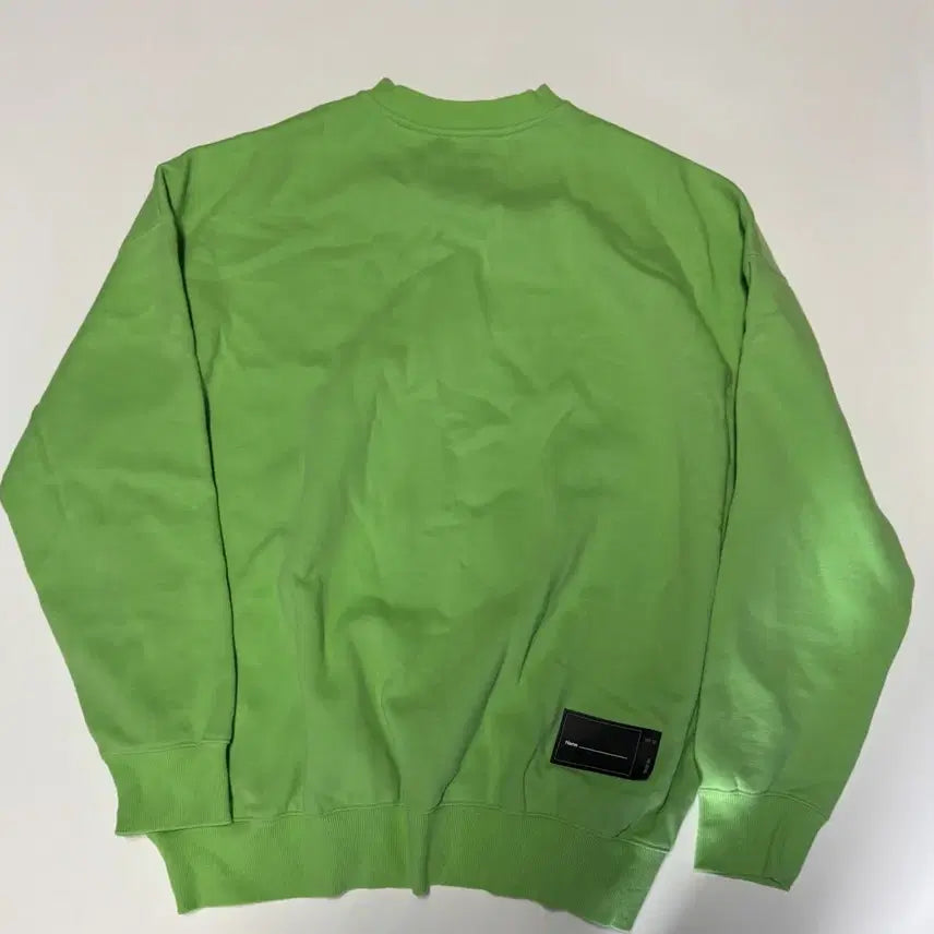 [BUNJANG] We11done Oversized Fluorescent Sweatshirt / 정품!! 웰던 We11done 빅 사이즈 형광 맨투맨 2XL ~ 3XL