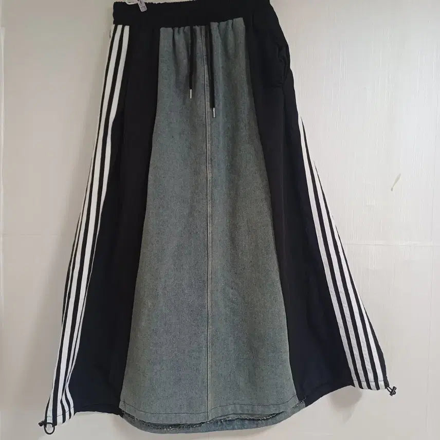 [BUNJANG] Banding Denim Long Skirt / 밴딩 데님 롱스커트