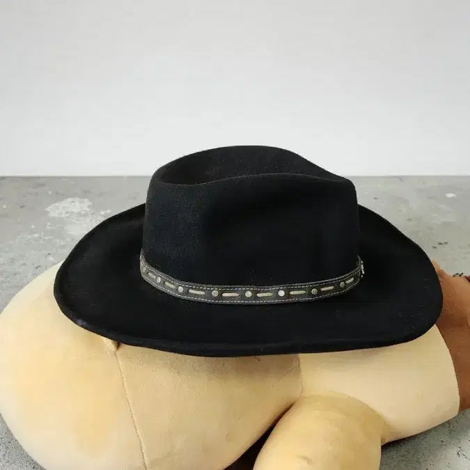 [SOLD OUT] USA JACK DANIELS 블랙 울 페도라 웨스턴 카우보이 모자