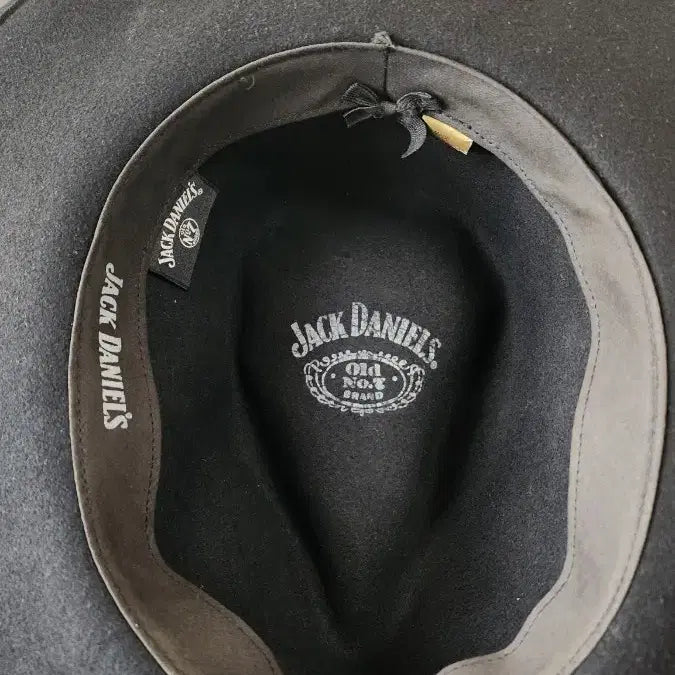 [SOLD OUT] USA JACK DANIELS 블랙 울 페도라 웨스턴 카우보이 모자