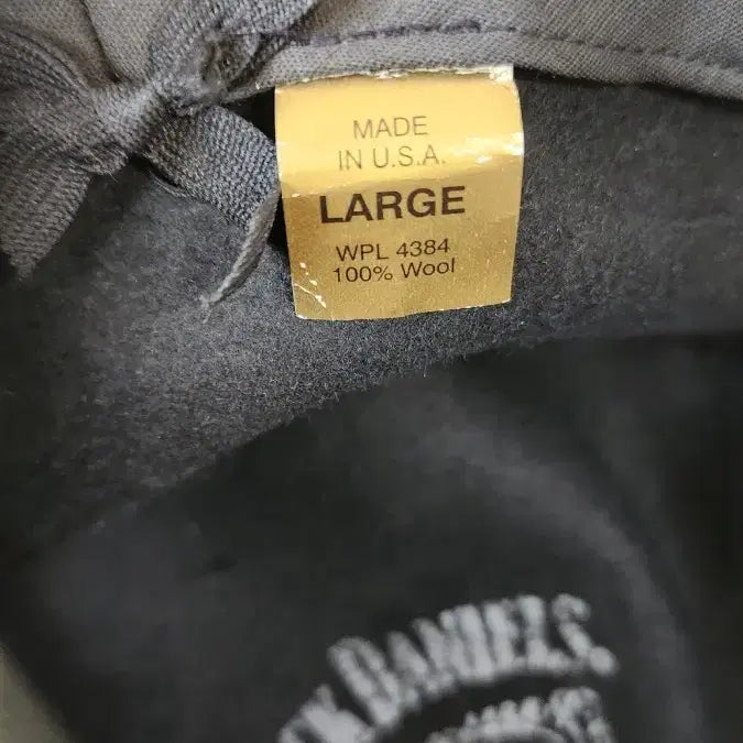 [SOLD OUT] USA JACK DANIELS 블랙 울 페도라 웨스턴 카우보이 모자