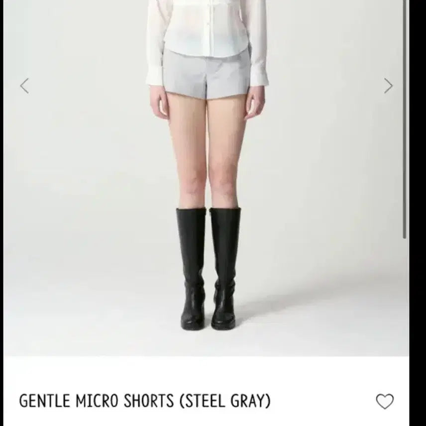 [BUNJANG] Glony Steel Gray Shorts / 글로니 스틸 그레이 반바지 숏팬츠
