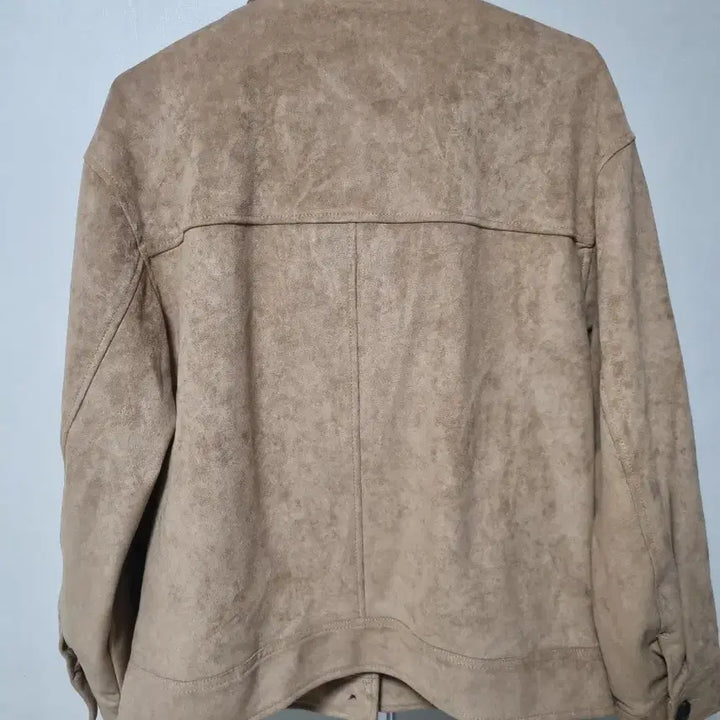 [BUNJANG] H:CONNECT Suede Jacket Beige Outerwear / H:CONNECT 에이치커넥트 스웨이드 자켓 베이지 봄아우터