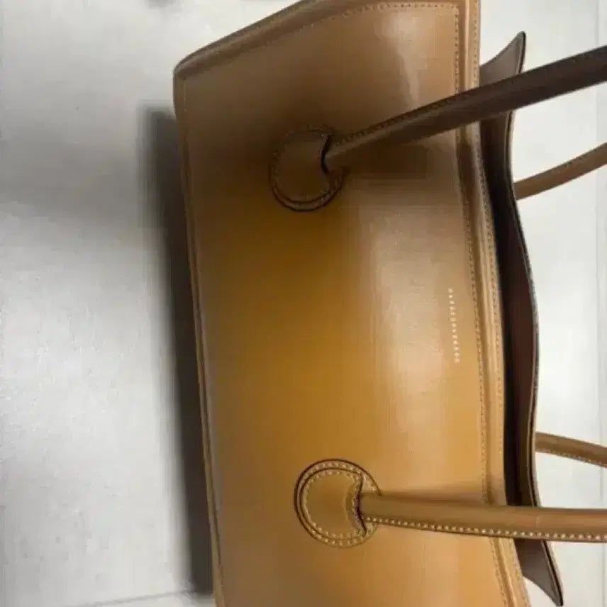 [BUNJANG] Margesherwood Boston Bag Medium Camel Plain / 마지셔우드 보스턴백(사진많음) 미디움 카멜 플레인