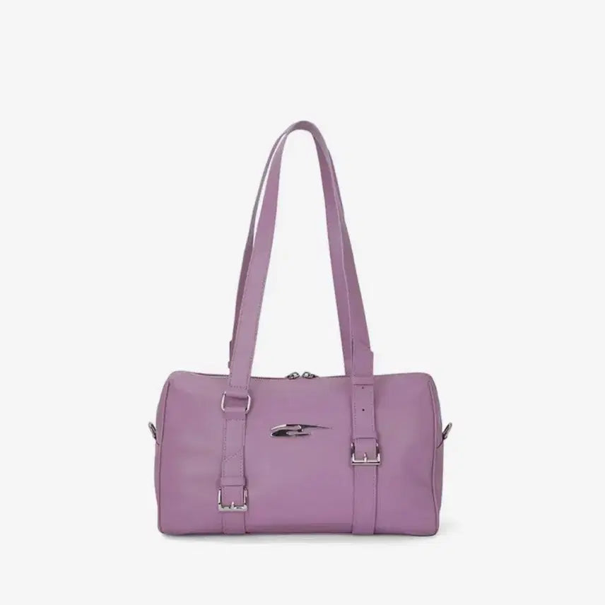 [BUNJANG] YIEEL Plaque Belt Tote Bag - Purple / 와이이이엘 PLAQUE BELT TOTE BAG PURPLE