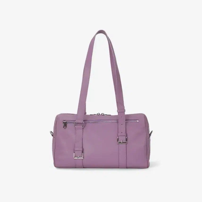 [BUNJANG] YIEEL Plaque Belt Tote Bag - Purple / 와이이이엘 PLAQUE BELT TOTE BAG PURPLE