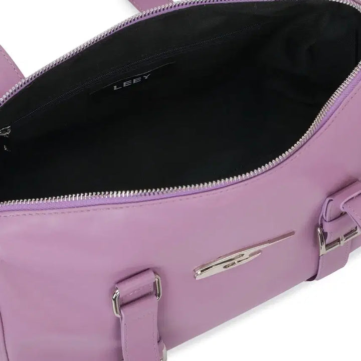 [BUNJANG] YIEEL Plaque Belt Tote Bag - Purple / 와이이이엘 PLAQUE BELT TOTE BAG PURPLE