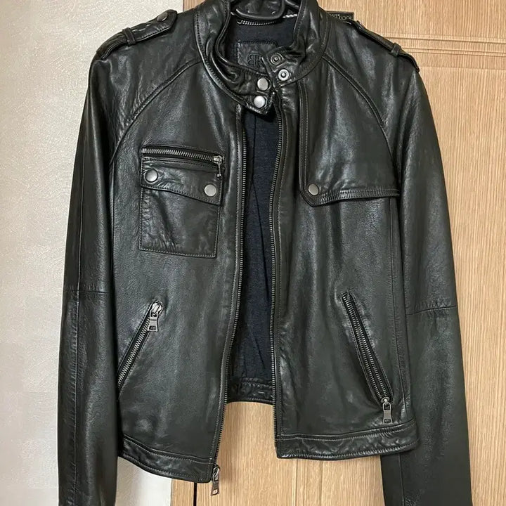 [BUNJANG] Banana Republic Leather Jacket / 바나나리퍼블릭 가죽자켓